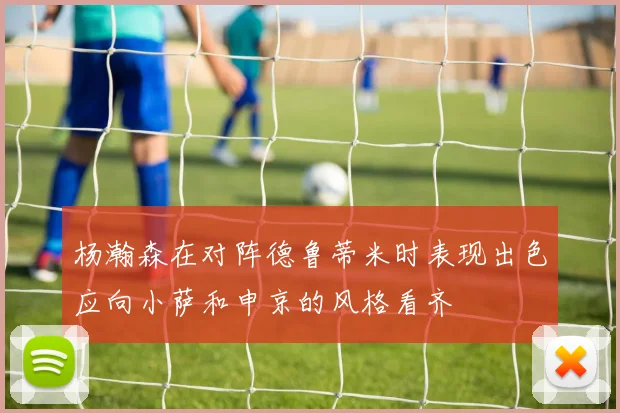 杨瀚森在对阵德鲁蒂米时表现出色应向小萨和申京的风格看齐